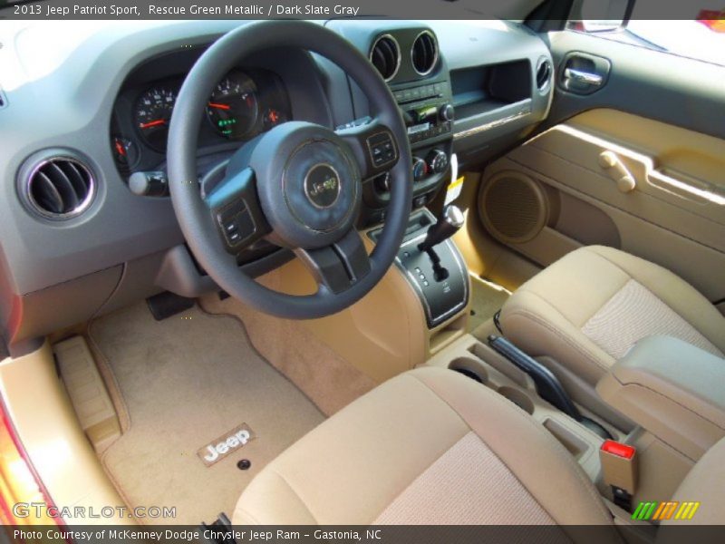 Rescue Green Metallic / Dark Slate Gray 2013 Jeep Patriot Sport