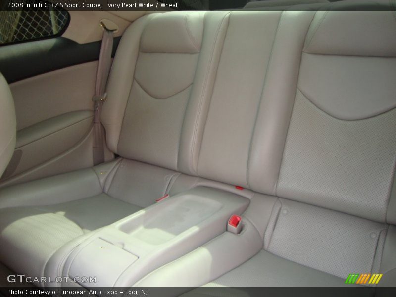 Ivory Pearl White / Wheat 2008 Infiniti G 37 S Sport Coupe