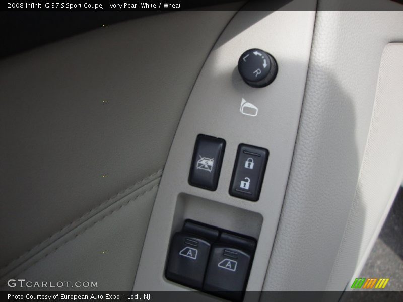 Ivory Pearl White / Wheat 2008 Infiniti G 37 S Sport Coupe