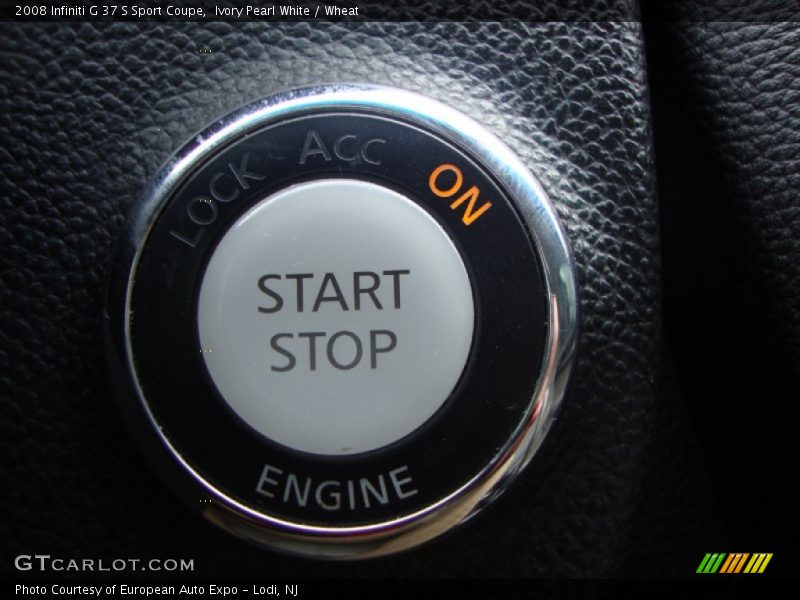 Ivory Pearl White / Wheat 2008 Infiniti G 37 S Sport Coupe
