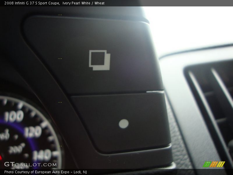 Ivory Pearl White / Wheat 2008 Infiniti G 37 S Sport Coupe