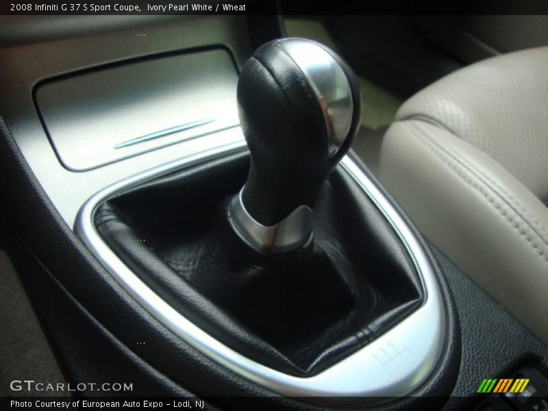  2008 G 37 S Sport Coupe 6 Speed Manual Shifter