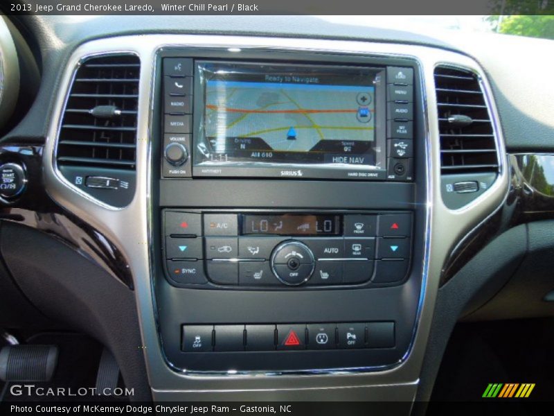 Winter Chill Pearl / Black 2013 Jeep Grand Cherokee Laredo