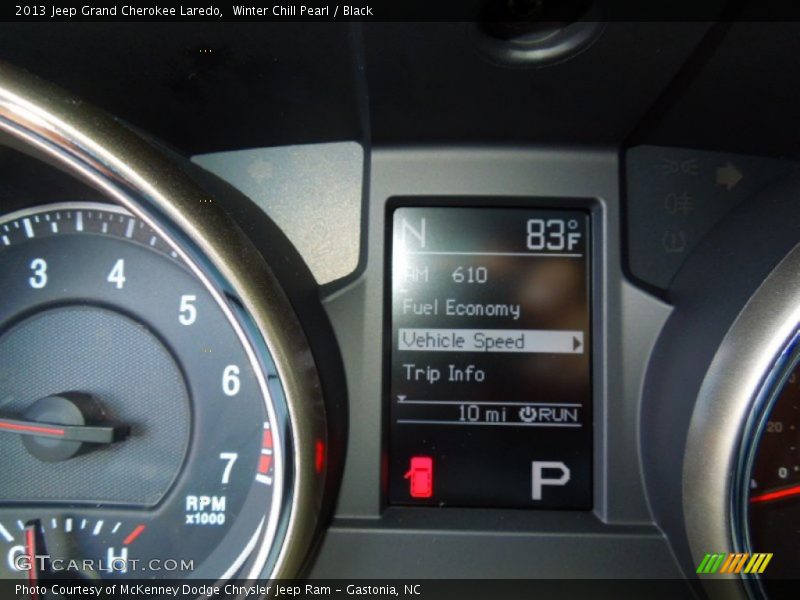 Winter Chill Pearl / Black 2013 Jeep Grand Cherokee Laredo