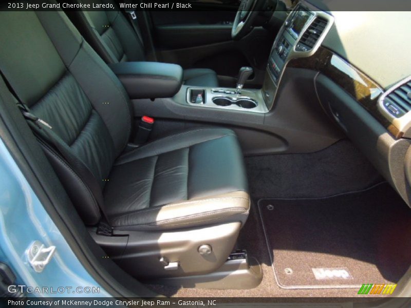 Winter Chill Pearl / Black 2013 Jeep Grand Cherokee Laredo