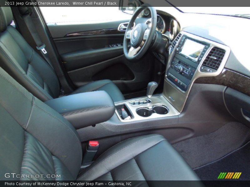 Winter Chill Pearl / Black 2013 Jeep Grand Cherokee Laredo