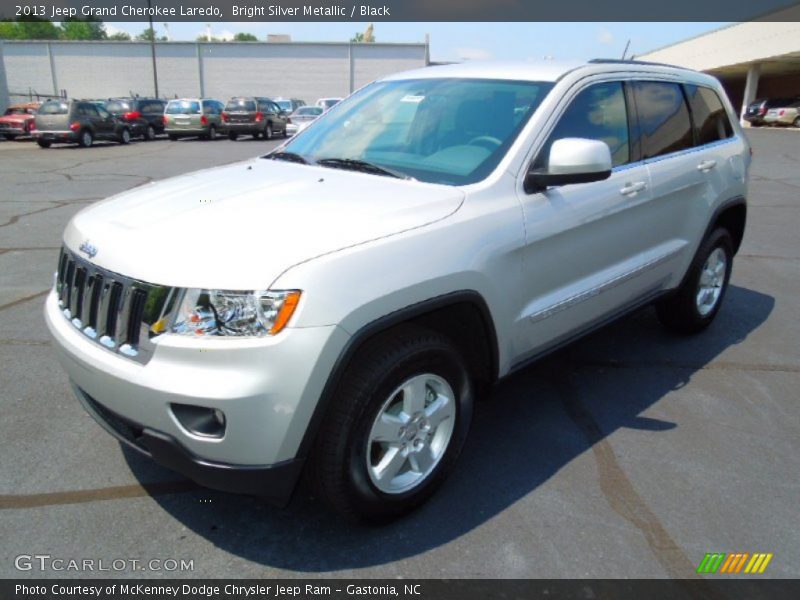 Bright Silver Metallic / Black 2013 Jeep Grand Cherokee Laredo