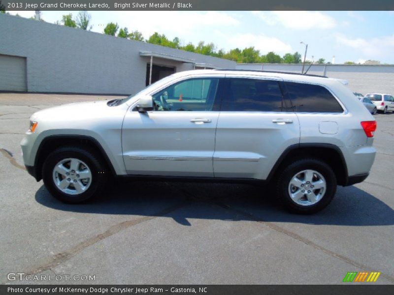 Bright Silver Metallic / Black 2013 Jeep Grand Cherokee Laredo