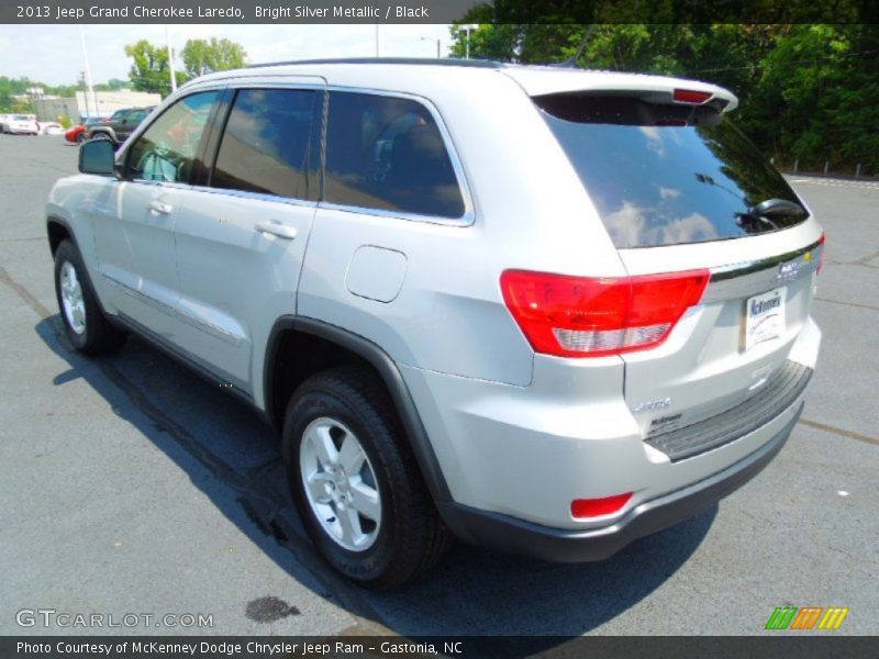 Bright Silver Metallic / Black 2013 Jeep Grand Cherokee Laredo