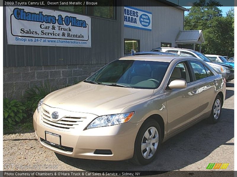 Desert Sand Metallic / Bisque 2009 Toyota Camry LE