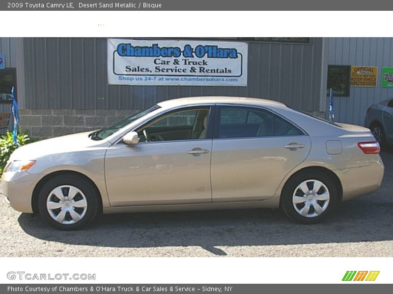 Desert Sand Metallic / Bisque 2009 Toyota Camry LE
