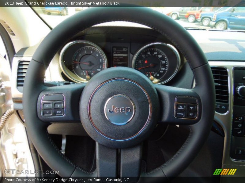 Bright Silver Metallic / Black 2013 Jeep Grand Cherokee Laredo