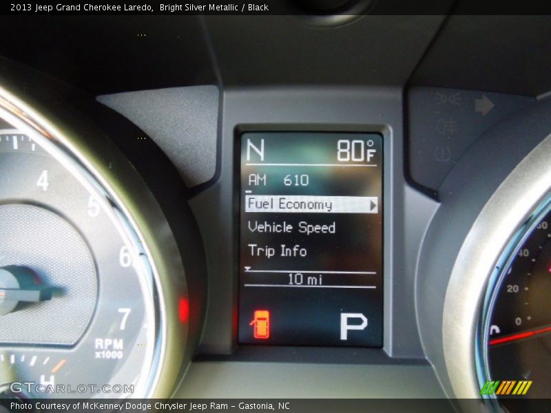 Bright Silver Metallic / Black 2013 Jeep Grand Cherokee Laredo