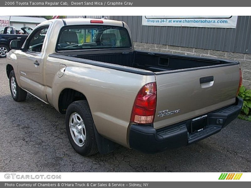 Desert Sand Mica / Graphite Gray 2006 Toyota Tacoma Regular Cab