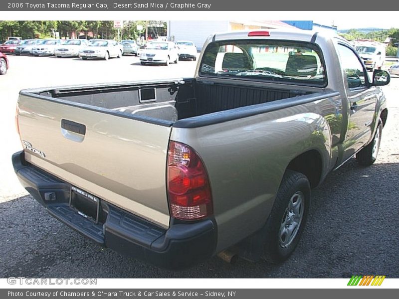 Desert Sand Mica / Graphite Gray 2006 Toyota Tacoma Regular Cab