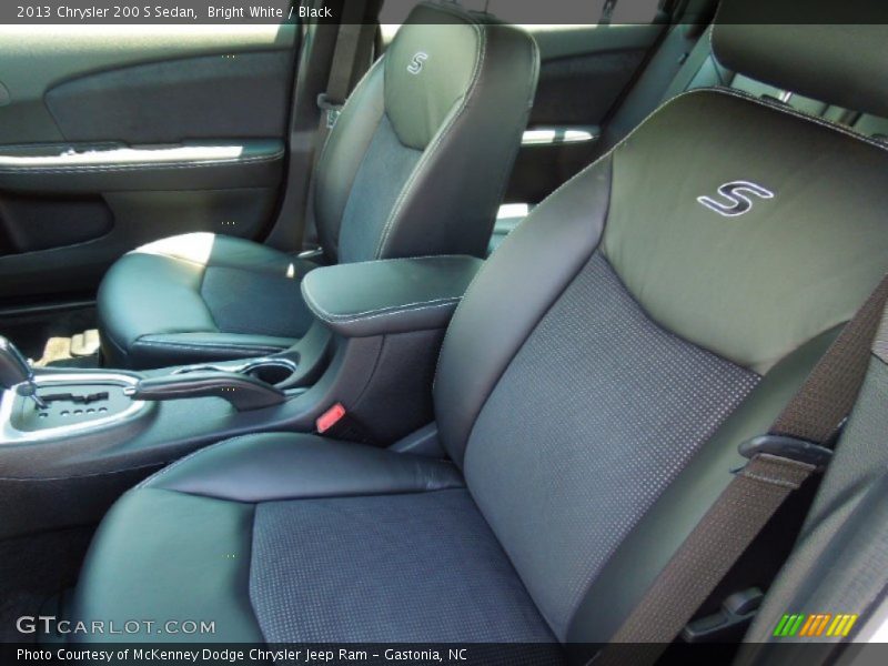 Front Seat of 2013 200 S Sedan