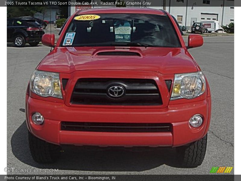 Radiant Red / Graphite Gray 2005 Toyota Tacoma V6 TRD Sport Double Cab 4x4