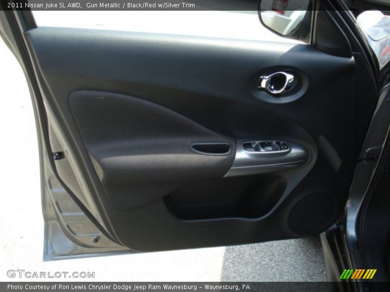 Gun Metallic / Black/Red w/Silver Trim 2011 Nissan Juke SL AWD