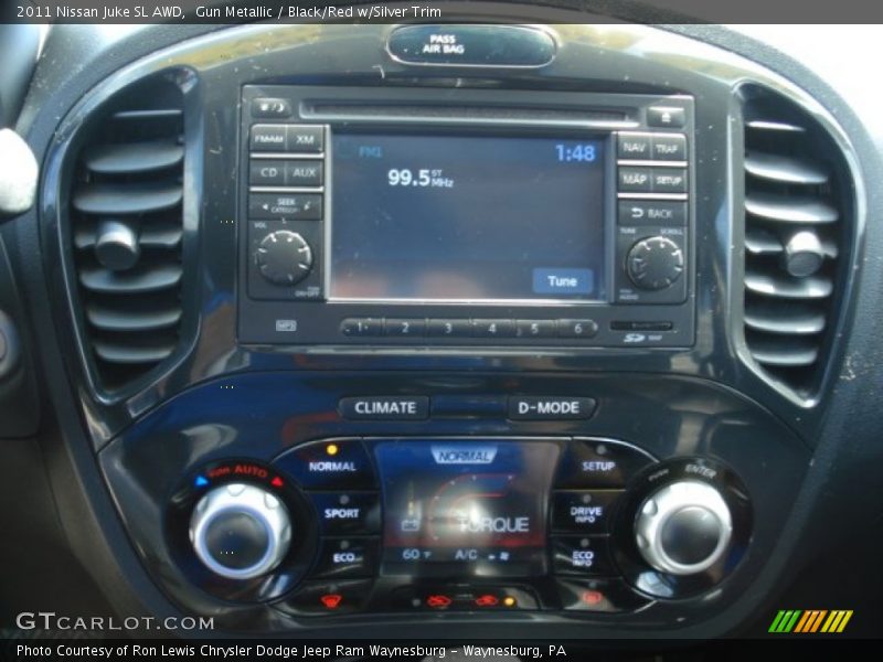 Gun Metallic / Black/Red w/Silver Trim 2011 Nissan Juke SL AWD