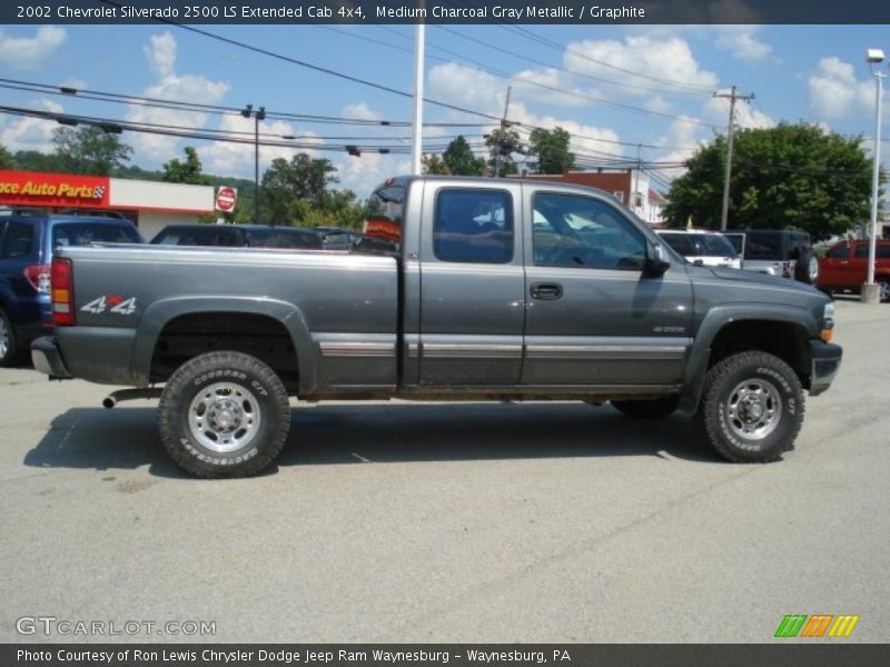  2002 Silverado 2500 LS Extended Cab 4x4 Medium Charcoal Gray Metallic