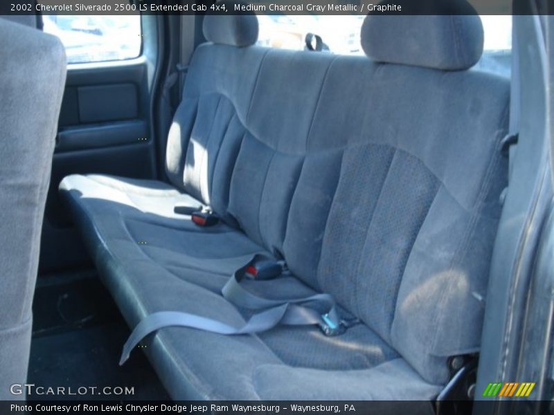 Medium Charcoal Gray Metallic / Graphite 2002 Chevrolet Silverado 2500 LS Extended Cab 4x4