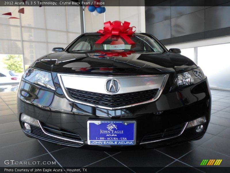 Crystal Black Pearl / Taupe 2012 Acura TL 3.5 Technology