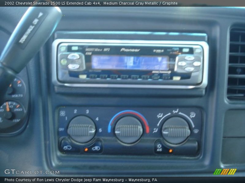 Medium Charcoal Gray Metallic / Graphite 2002 Chevrolet Silverado 2500 LS Extended Cab 4x4