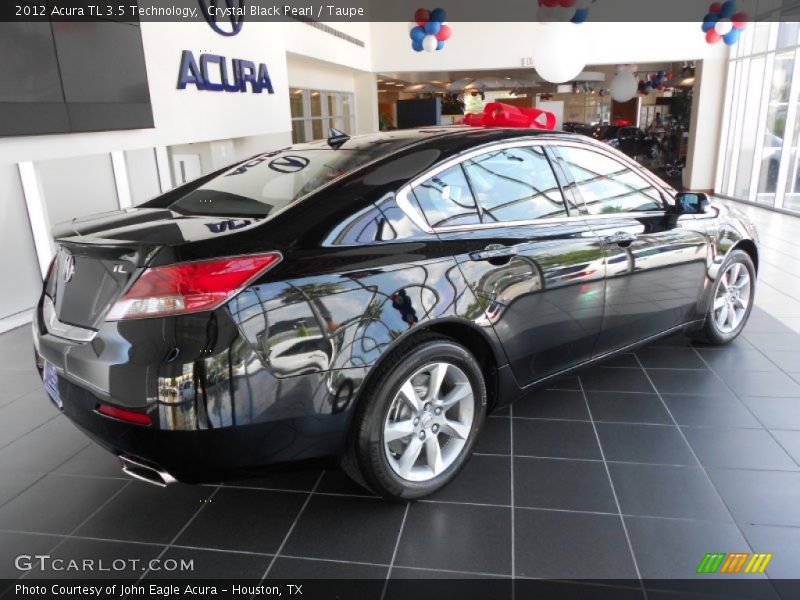 Crystal Black Pearl / Taupe 2012 Acura TL 3.5 Technology
