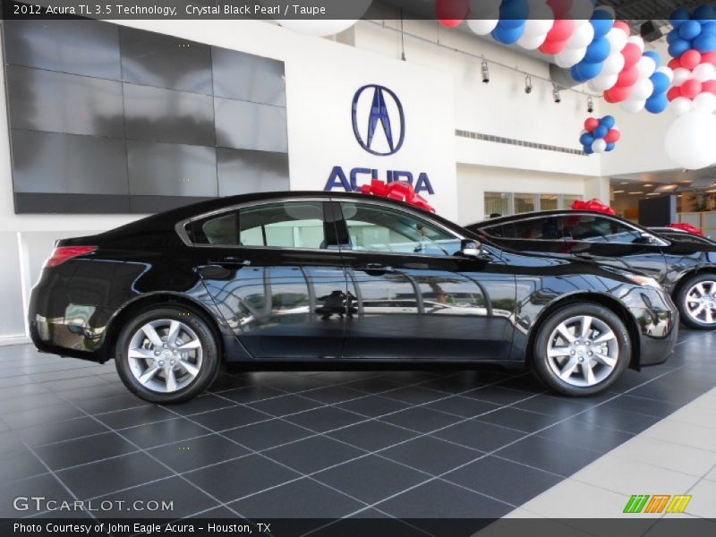 Crystal Black Pearl / Taupe 2012 Acura TL 3.5 Technology