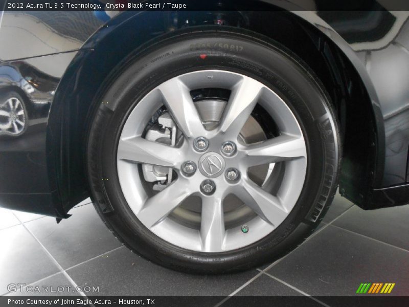 Crystal Black Pearl / Taupe 2012 Acura TL 3.5 Technology