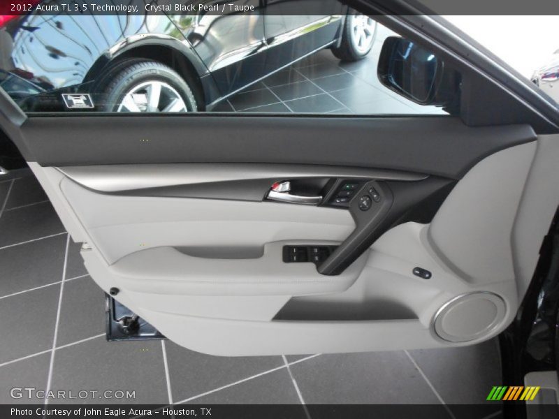Crystal Black Pearl / Taupe 2012 Acura TL 3.5 Technology
