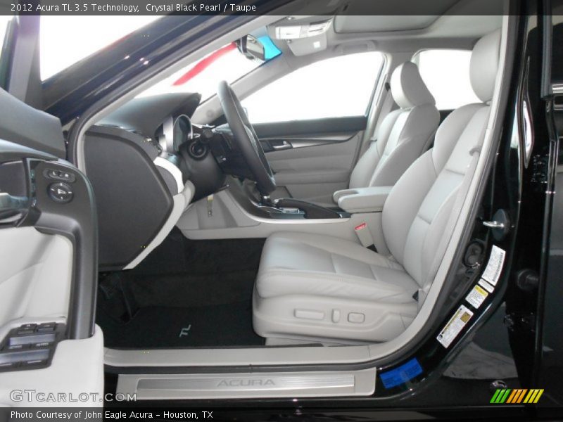 Crystal Black Pearl / Taupe 2012 Acura TL 3.5 Technology