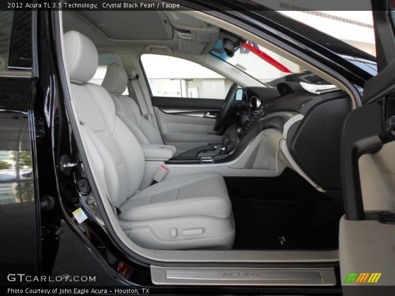 Crystal Black Pearl / Taupe 2012 Acura TL 3.5 Technology