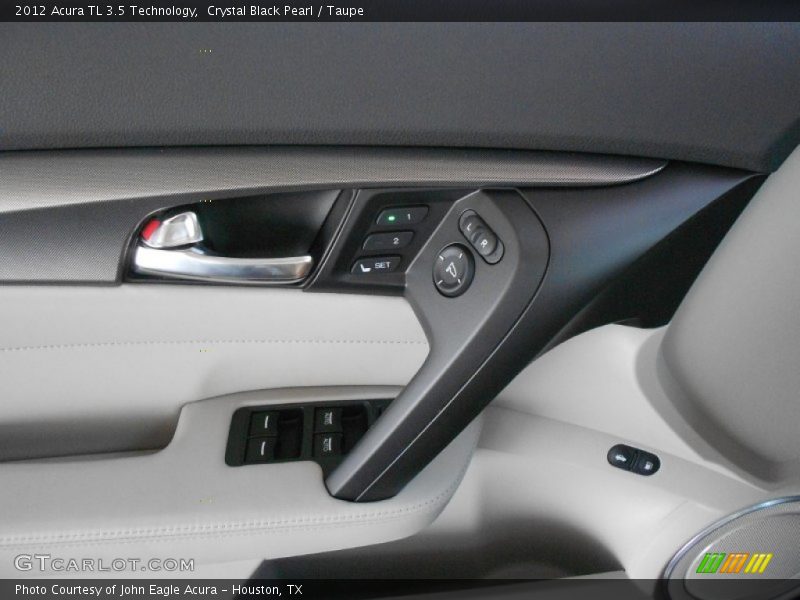 Crystal Black Pearl / Taupe 2012 Acura TL 3.5 Technology