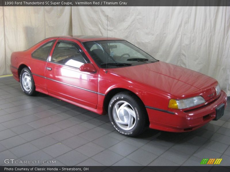 1990 Thunderbird SC Super Coupe Vermillion Red