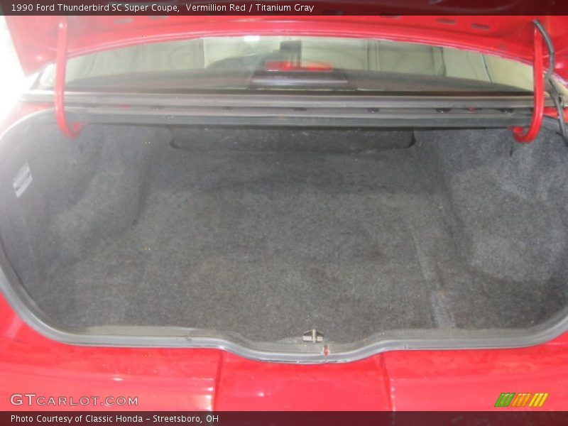  1990 Thunderbird SC Super Coupe Trunk