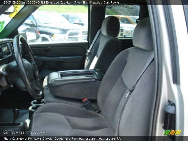 Silver Birch Metallic / Dark Pewter 2005 GMC Sierra 2500HD SLE Extended Cab 4x4