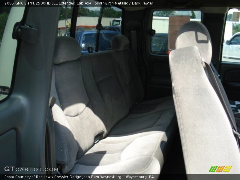 Silver Birch Metallic / Dark Pewter 2005 GMC Sierra 2500HD SLE Extended Cab 4x4