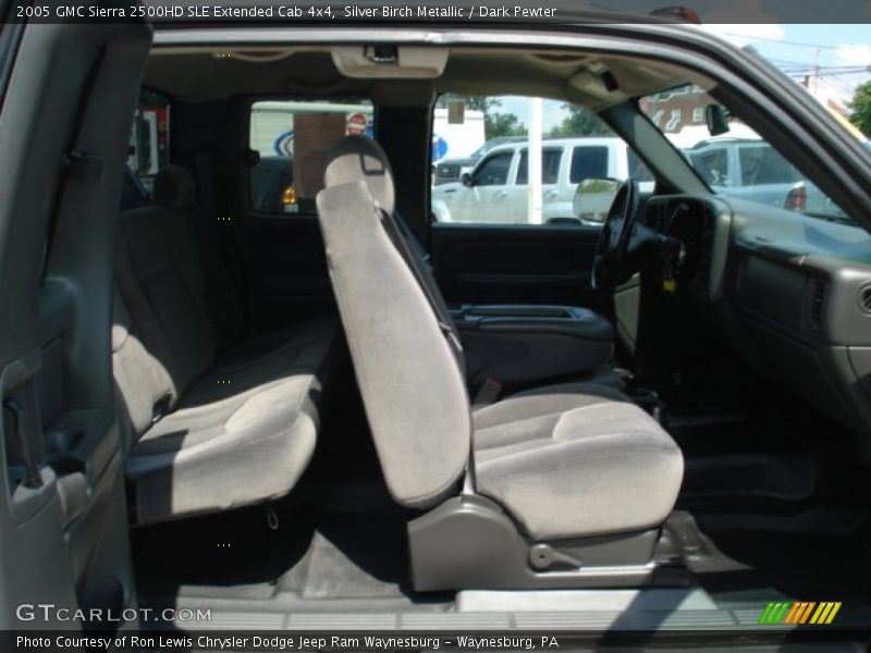 Silver Birch Metallic / Dark Pewter 2005 GMC Sierra 2500HD SLE Extended Cab 4x4