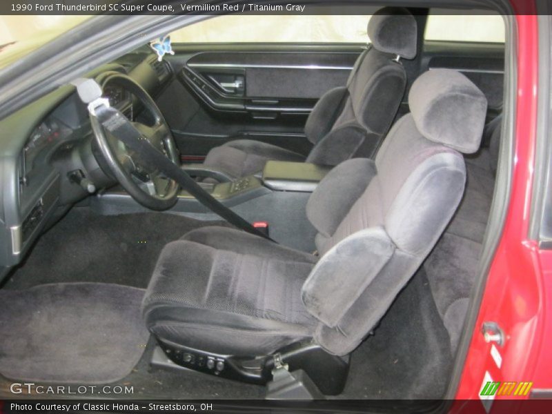  1990 Thunderbird SC Super Coupe Titanium Gray Interior
