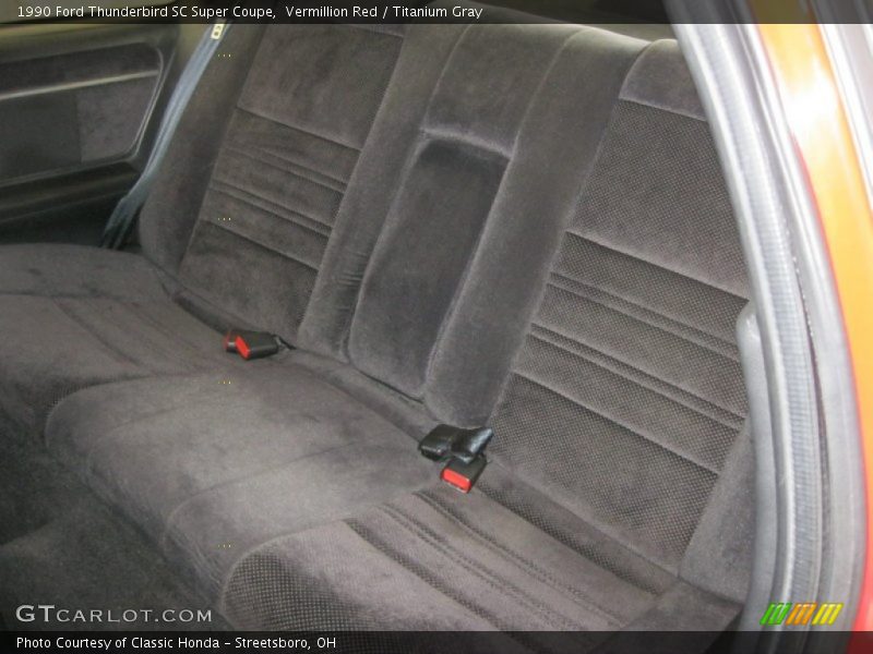 Rear Seat of 1990 Thunderbird SC Super Coupe