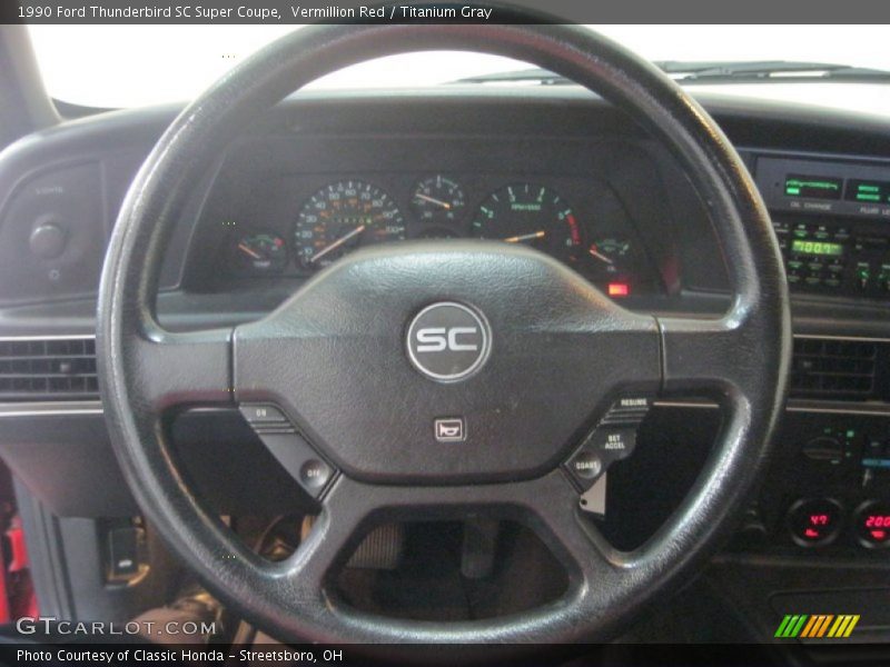  1990 Thunderbird SC Super Coupe Steering Wheel