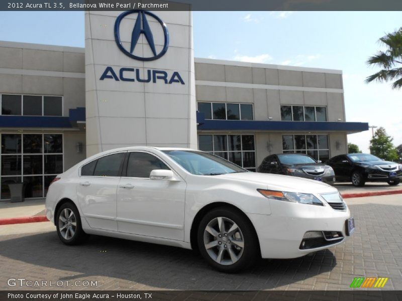 Bellanova White Pearl / Parchment 2012 Acura TL 3.5