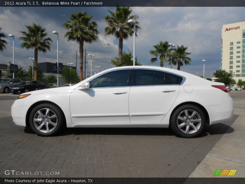 Bellanova White Pearl / Parchment 2012 Acura TL 3.5