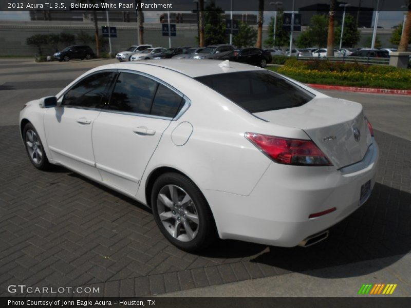 Bellanova White Pearl / Parchment 2012 Acura TL 3.5