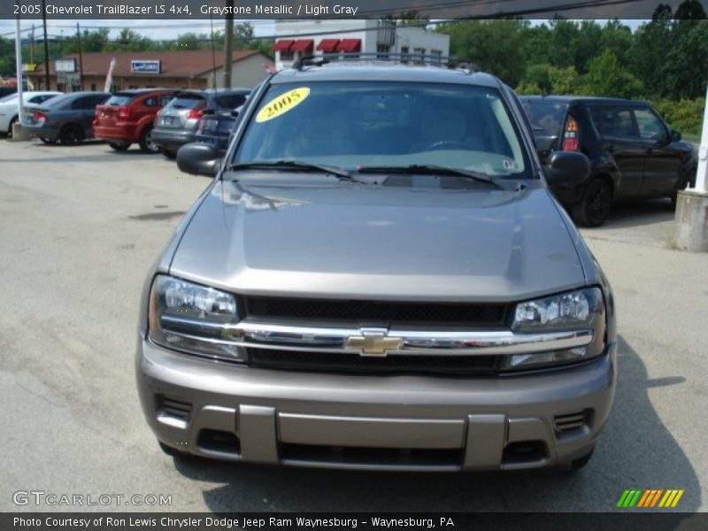 Graystone Metallic / Light Gray 2005 Chevrolet TrailBlazer LS 4x4
