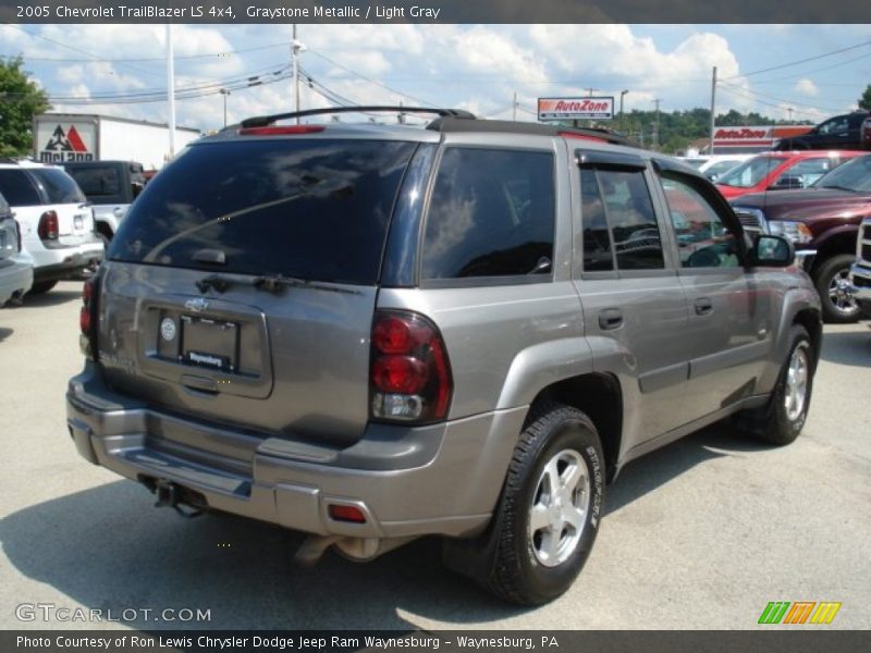 Graystone Metallic / Light Gray 2005 Chevrolet TrailBlazer LS 4x4