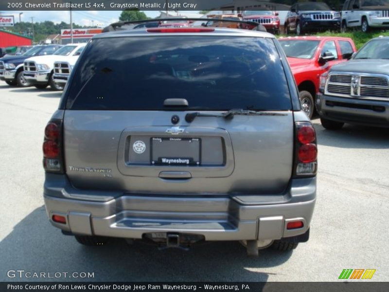 Graystone Metallic / Light Gray 2005 Chevrolet TrailBlazer LS 4x4