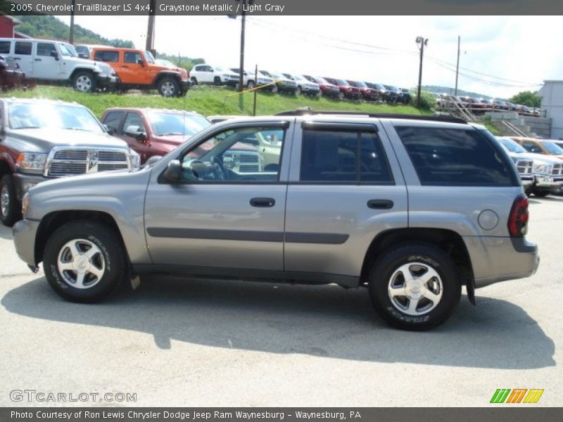 Graystone Metallic / Light Gray 2005 Chevrolet TrailBlazer LS 4x4