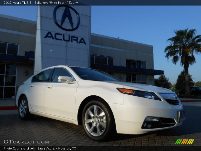 Bellanova White Pearl / Ebony 2012 Acura TL 3.5